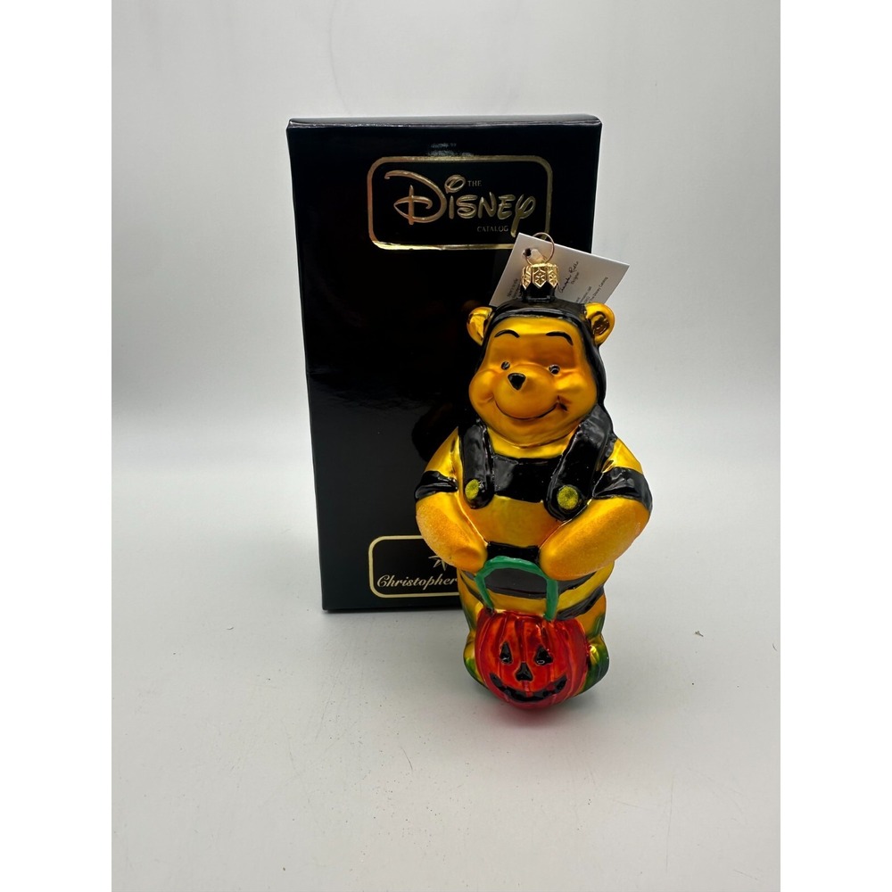 1997 CHRISTOPHER RADKO DISNEY HALLOWEEN POOH 6" ORNAMENT‎ 97-DIS-45